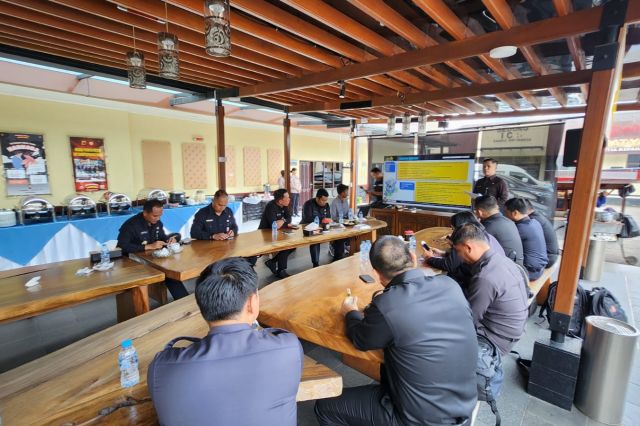 Peserta Didik Sespimmen Angkatan 65 Gelar Pengamatan Lapangan di Polres Cimahi