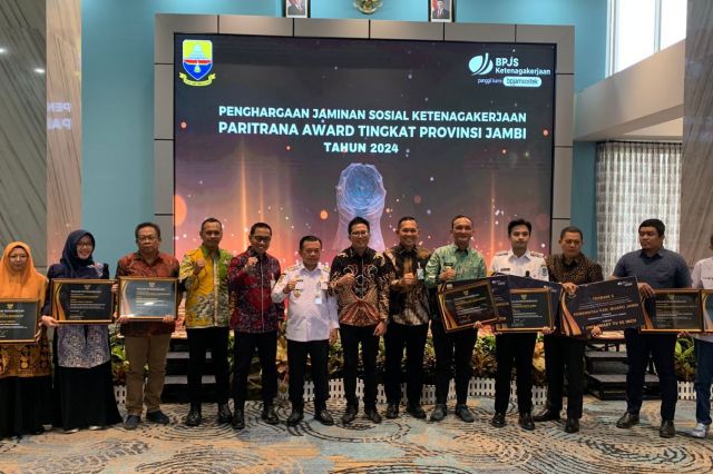 PTPN Regional 4 Raih Paritrana Award BPJS